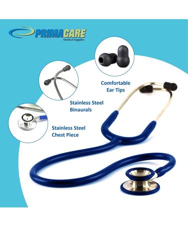 Primacare Classic Stethoscope - High-Quality Medical Instrument for Healthcare Professionals | International Shipping Available - Buy Online on SooperMarket.com