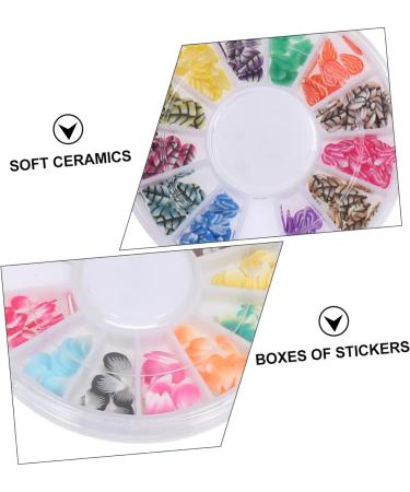 Angoily 8 Boxes Soft Pottery Diy Fruit Nail Art Slice Nail Art Slices Bulk Diy Lip Gloss Clay Fruit Slices for Nail Fruit Slices Manicure Polymer Clay Patch Sticker 3d - Buy Online on SooperMarket.com