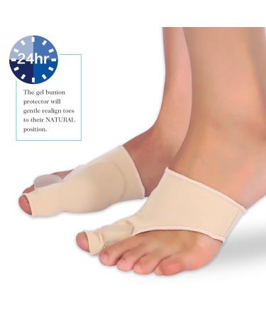 ANGGREK Bunion Relief Kit - Toe Bunion Corrector & Protector Sleeves for Hallux Valgus & Hammer Toe - Gel Toe Treatment for Pain Relief - Buy Online on SooperMarket.com