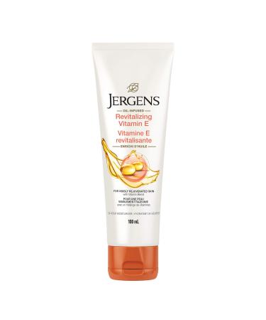 Jergens Travel Size Revitalizing Vitamin E Moisturizer & Body Lotion for Dry Skin (100 mL)