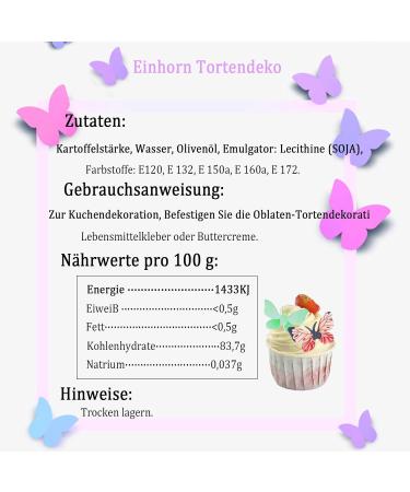 Shop Alegre Edible Butterflies 72 Decorative Cake & Muffin Toppers for Birthdays & Weddings - Buy Online on SooperMarket.com