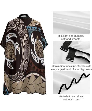 Hawaiian Honu Sea Turtle Barber Cape | Cute Hair Cutting Apron for Kids - Professional Quality - Buy Online on SooperMarket.com