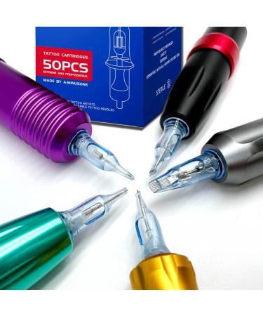 50PCS Mixed-pack Tattoo Cartridge Needles - #1003RL+05RL+07RL+09RL+11RL - 10Pcs Each - Disposable Round Liner #10 RL - Buy Online on SooperMarket.com