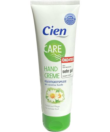Cien CARE Hand Cream 125ml - Moisture & Care with Natural Chamomile (3-Pack) - Hydrating Hand Moisturizer for Soft Skin - Buy Online on SooperMarket.com