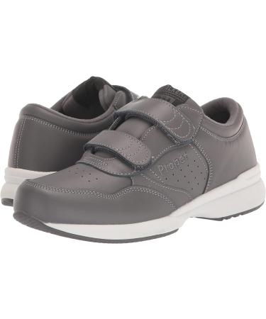 Propet Men's LifeWalker Strap Walking Sneakers - Off White/Dark Grey (Size 7) - Buy Online on SooperMarket.com