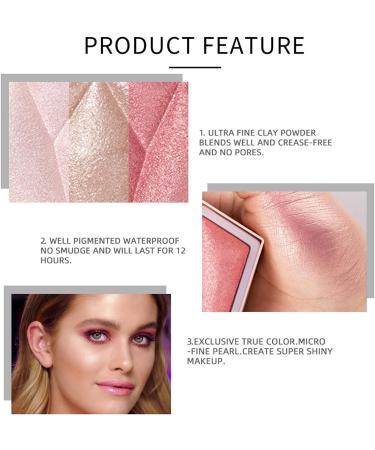 3D Diamond Blush Trio Set - Long Lasting, Buildable & Blendable Cheek Makeup Palette - 24.00g - Buy Online on SooperMarket.com