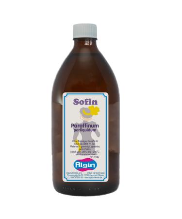 Algin paraffin oil SOFIN 500ml glass bottle medical cosmetic