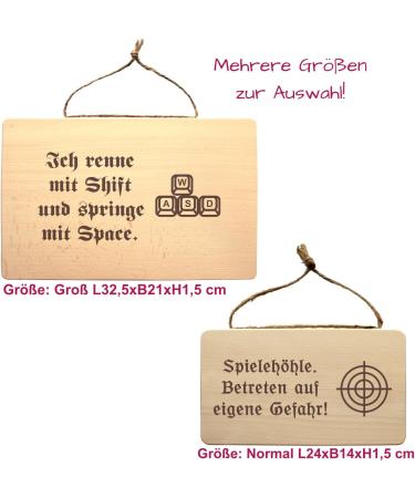 Custom Engraved Wooden Gamer Shield | Personalized Gaming Sign & Room Decoration | Perfect Gift for Teens & Kids - Buy Online on SooperMarket.com