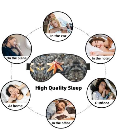 Summer Sea Star Seashell Soft Sleep Eye Mask Female Breathable Eye Patch Perfect for Travel and Relaxation - Buy Online on SooperMarket.com