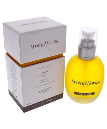 Aromaworks Serenity Bath Oil - 100% Pure Essential Oils - Stress-Relief & Energizing - Nourishing Vegan Formula - 3.4 oz - Buy Online on SooperMarket.com