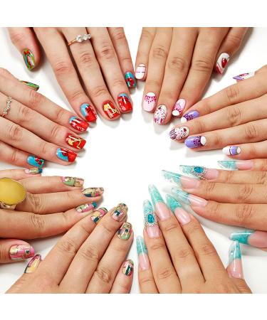 2Pcs Silicone Fake Nail Training Fingers for DIY Manicure and Nail Art Practice - Buy Online on SooperMarket.com