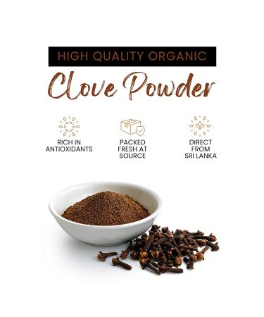 Organic Gourmet Cloves Powder from Sri Lanka - Vegan, Gluten-Free, Non-GMO | Fairtrade, Rainforest Alliance, Kosher | 500g (17.5oz) - BASIK - Buy Online on SooperMarket.com