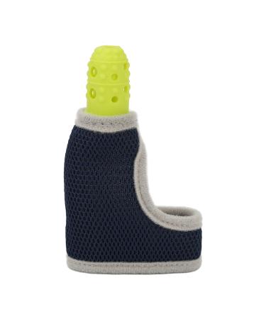 Silicone glove to stop suction soft breathable thumb cuff adjustable thumb cuff for suction yellow for babies