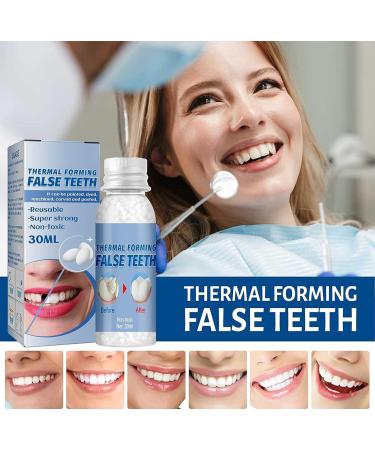 Wttfc Temporary Tooth Repair Kit 60g Tooth Filling Thermal Beads for Instant Veneers & Broken Tooth Repair - Easy Fix Moulding & Replacement - Buy Online on SooperMarket.com