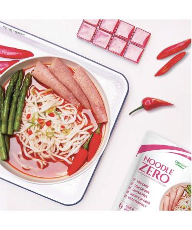 Caloless Konjac Shirataki Noodles 6-Pack Low Calorie healthy food (Chilli & Vinegar)-Gluten Free Keto snacks Non Gmo Low Carbs Glucomannan Diabetic Noodle Pasta Flavor Variety Pack - Buy Online on SooperMarket.com
