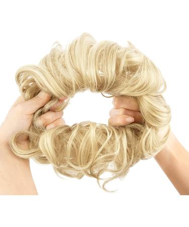 Vlasy Messy Bun Hair Piece 1001# 60g - Curly Wavy Scrunchies Extensions for Women - Synthetic Chignons Updo Accessory for Girls - Buy Online on SooperMarket.com