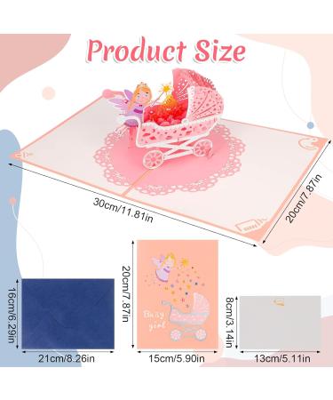 Auxsooul 3D Pop-Up Baby Cards | Unique Handmade Greetings for Newborn Boys | Perfect Birth & Birthday Congratulations - Buy Online on SooperMarket.com