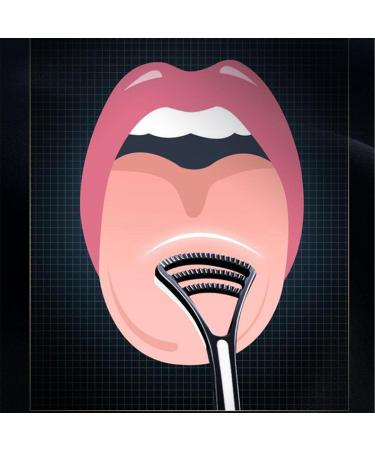 Visiblurry Tongue Scraper - 5 Pieces for Optimal Oral Hygiene | Reduce Bad Breath | Safe for Adults & Children - Buy Online on SooperMarket.com