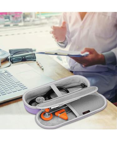 Hard Travel Stethoscope Case for 3M Littmann Classic III, Cardiology IV, MDF Acoustica - Purple - Buy Online on SooperMarket.com