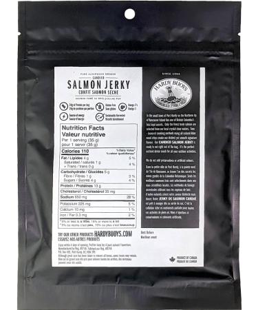 Hardy Buoys Canadian Salmon Jerky Original Zero Preservatives 60g - Buy Online on SooperMarket.com