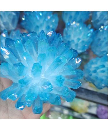 Crystals 1pc Rare Beautiful Ky Blue Phantom Quartz Crystal Cluster Ore Sample Cured Home Office Decoration Gift Stone Collection (Size : 400-450g) - Buy Online on SooperMarket.com