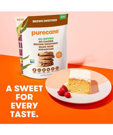 Purecane Brown Sweetener 48oz - 3lb Pack | Sugar Substitute - Buy Online on SooperMarket.com