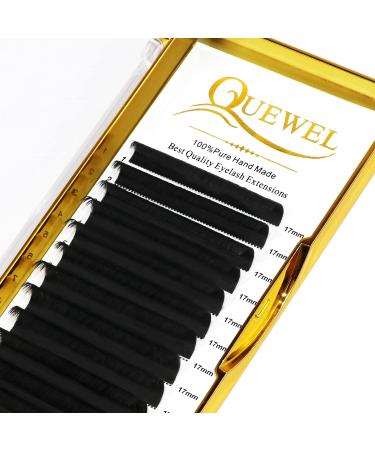 Volume Eyelash Extensions 0.12 C 17mm Premade Fans | Easy Fan Lashes | Self Fanning | 2D-20D | Optional Sizes | C/D Curl | 8-25mm Length | Mix 8-15 15-20 20-25 9-16 - Buy Online on SooperMarket.com