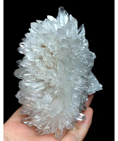 716g White Chrysanthemum-Like Quartz Specimen Full of Texture - Buy Online on SooperMarket.com