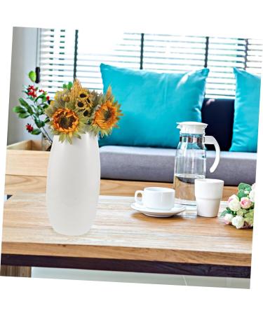 Zerodeko Flower Arrangement Supplies Vintage Small Mirror Round Decor for Home Bulldog Figurine Bridal Bouquets Small Rope Basket Round Wooden Wall Decor Boho Props Sunflower - Buy Online on SooperMarket.com