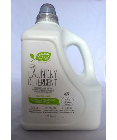 Legacy of Clean Sa8 Liquid Concentrated Laundry Detergent - Floral Scent (133+ Loads) 135 fl.oz New Powerful Formula