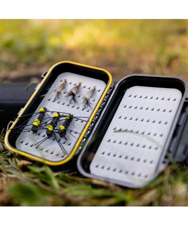 SF Small Waterproof Double Sided Fly Fishing Box | Floatable & Compact Design - Buy Online on SooperMarket.com