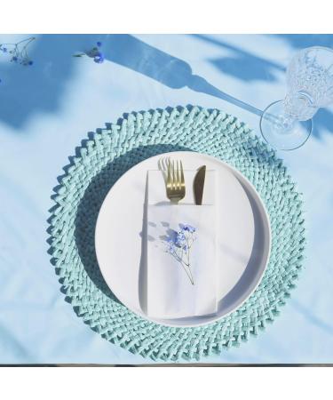 LEKOCH 100 PCS White Disposable Napkins - Premium Air Laid Fabric Napkins for Weddings & Events - 43x30 Cutlery Bags Included - High Quality - Buy Online on SooperMarket.com