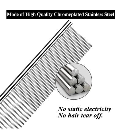 Pet Steel comb Pet Grooming Tool for Dog 7 1/2" - Buy Online on SooperMarket.com