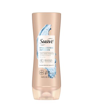 Suave Hydrating Conditioner Conditioner for Dry Hair Hyaluronic Acid Long Lasting Hydration 12.6 oz
