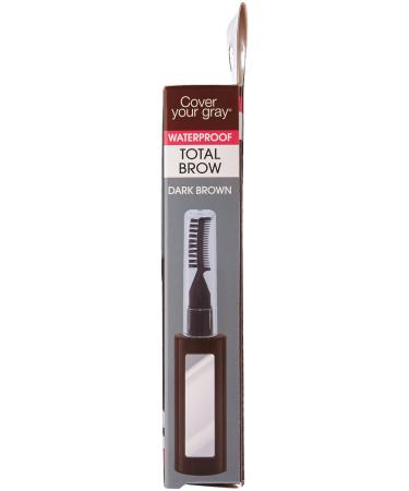 Cover Your Gray Total Brow Eyebrow Sealer and Color - Dark Brown | Long-Lasting Formula - Buy Online on SooperMarket.com