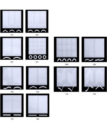 24-Sheet French Nail Sticker Self-adhesive Manicure Line Sticker for Nail Art Salon Home French Tip Guides Stickers D cor Nail Art Accessories - Buy Online on SooperMarket.com