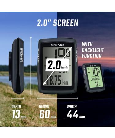 Sigma Bike Computer BC 14.0 Wireless STS - 14 Functions Altitude Tracking Weatherproof Long Battery Life & Flexible Mounting - Ideal for International Shipping - Buy Online on SooperMarket.com