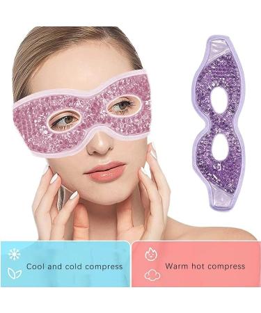 Cooling Eye Mask | Reusable Gel Mask for Migraines & Swollen Eyes | Hot Cold Therapy Goggles - Buy Online on SooperMarket.com
