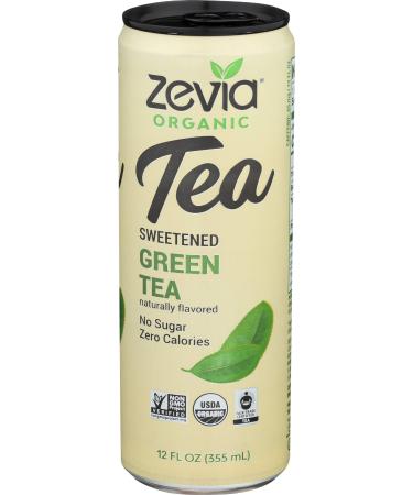 Zevia, Tea Sweetened Green Organic, 12 Fl Oz