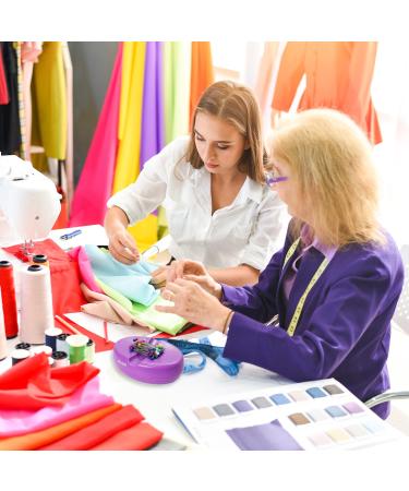 Sizobi Magnetic Sewing Pincushion - Purple Pin Holder & Paper Clip Organizer - Buy Online on SooperMarket.com
