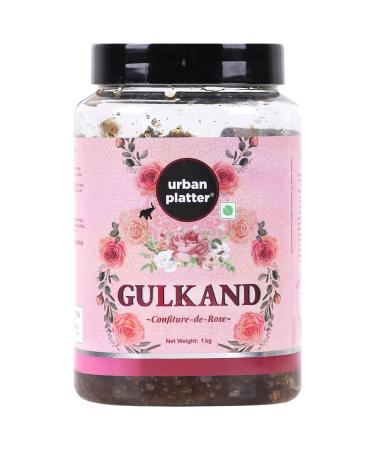 Urban Platter Natural Gulkand (Rose Petal Jam) 1Kg 100% Natural | Sun Dried | Nature's Coolant | Chaitri Roses.