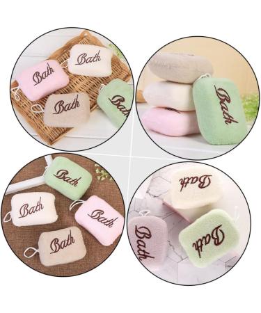 Angoily 12 Pcs Embroidered Bath Towels & Exfoliating Scrubbers - Soft Loofah & Toddler Bath Sponge for Gentle Skin Care - Buy Online on SooperMarket.com