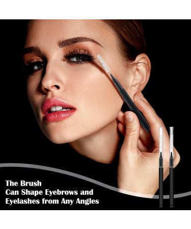 150 Pieces Micro Eyebrow Brush with Cap Brow Lamination Brush Eyebrow Spoolie Brush Comb Eyebrow Lash Lift Tools Lash Filler Eyelashes Extensions Eyebrows(Black) - Buy Online on SooperMarket.com