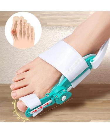 Hallux Valgus Corrector & Bunion Foot Straightener - Ergonomic ABS Support (Green) - Buy Online on SooperMarket.com