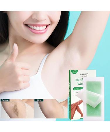 Lead Wax Strips for Women - 20 Durable Natural Hair Removal Sheets | Unisex Wax Paper for Body Arms Legs & Face - Buy Online on SooperMarket.com
