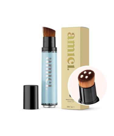 Amici sun protection brush - Beachy Blue - complete sun protection brush for babies children and adults - brush & make -up applicator in one