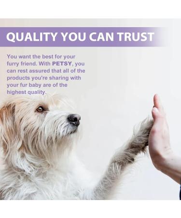 Petsy Skin & Coat Supplement for Dogs - Vitamin C, E, Zinc, Biotin, Omega 3 - Supports Healthy & Shiny Coat, Rejuvenates Skin, Natural Relief for Itchy Skin - Daily Use - Buy Online on SooperMarket.com