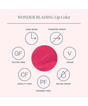 Wonderskin Wonder Blading One Step Lip Stain Masque - Sweetheart Stain & Go | Long Lasting, Color Transfer Proof, Waterproof Formula with Matte Finish - Buy Online on SooperMarket.com