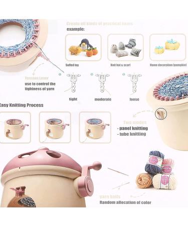 32 Needles Knitting Machine - Smart Weaving Loom Round for Adults and Kids - Buy Online on SooperMarket.com
