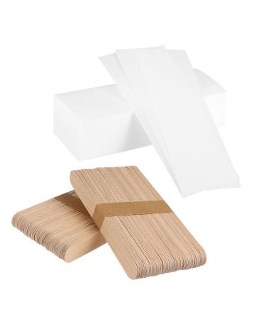 Gogogme 200 pieces of wax papier Waxes Waxhums For body hair removal Waxes for the face Large wax pencils and stripes wax strips and pens